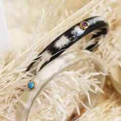 Jonc en corne claire 10mm... 2