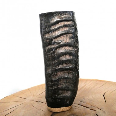 Buffalo horn drinking mug - 50cl