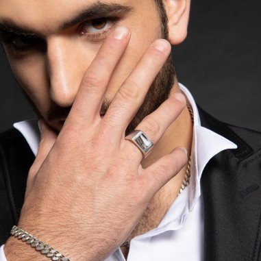 Pack de 4 bagues en argent