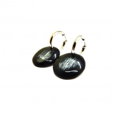 Hoop earring silver Gila