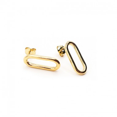 Alma gold-plated earrings