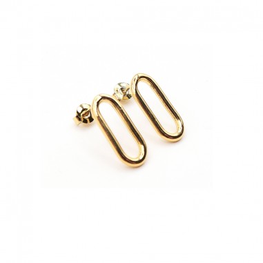 Alma gold-plated earrings