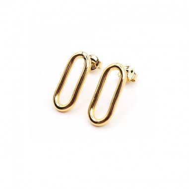 Alma gold-plated earrings