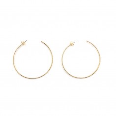 Créoles en plaqué or - Anna 2