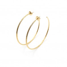 Créoles en plaqué or - Jeanne