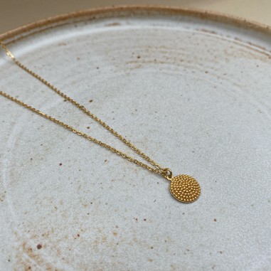 Gold plated Héra necklace
