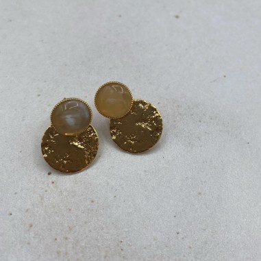 Gold-plated earrings - Milene