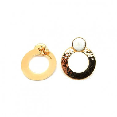 Gold plated earrings - Orpheus S