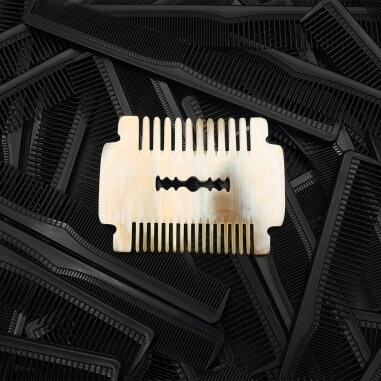 Lame de rasoir - Peigne en corne