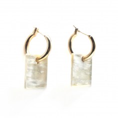 Créoles en plaqué or - Gila 2