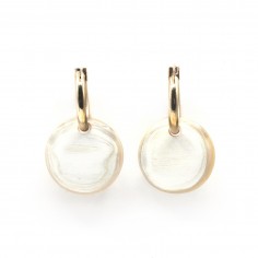 Créoles en plaqué or - Mila...