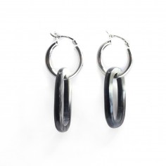 Créoles en argent - Anneaux... 2