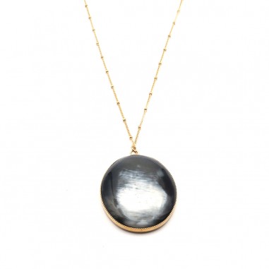 Gold-plated long necklace - Marthe