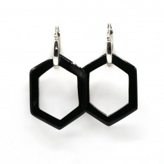 Créoles en argent - Anneaux...