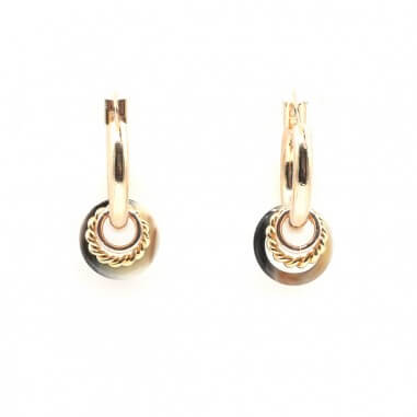 Créoles en plaqué or - Théodorette