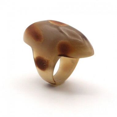 Bague en corne - XL - "Terres inconnues"