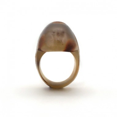 Bague en corne - XL - "Terres inconnues"