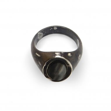 Man signet ring - Steinn