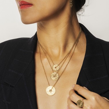 copy of Gloria gold plated necklace...