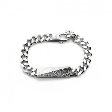Bracelet for men in silver - Tungsten