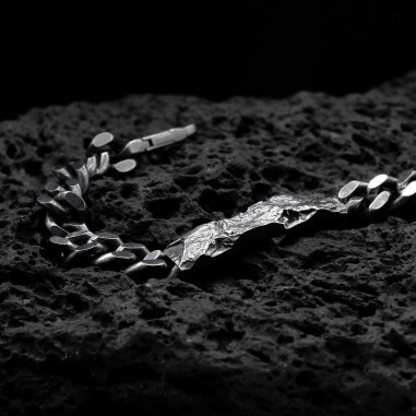 Bracelet for men in silver - A76