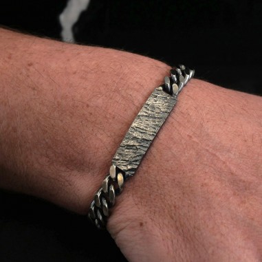 Bracelet for men in silver - Hypérion