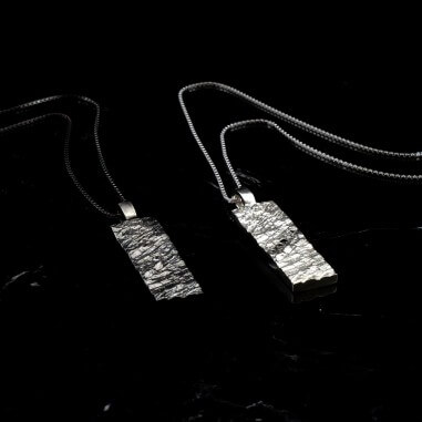 Men's diamond necklace - Hypérion S