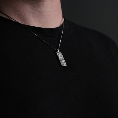 Men's diamond necklace - Hypérion S