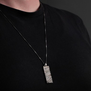 Men's diamond necklace - Hypérion L