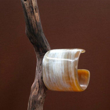 Classic wide horn cuff