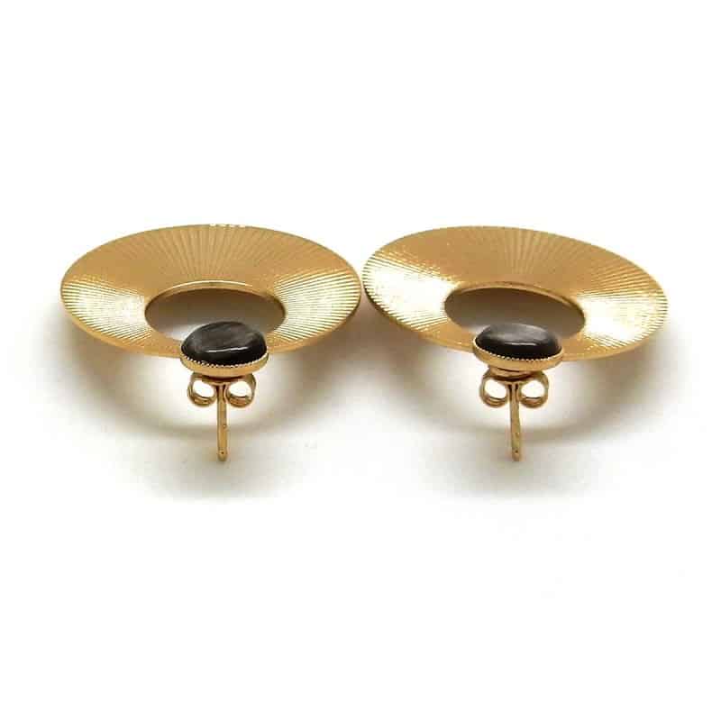 Boucles d'oreilles en plaqué or - Milena