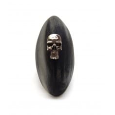 Bague en corne tête de mort-L