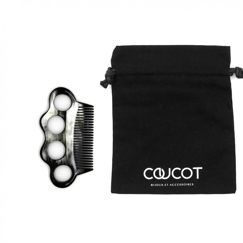 Poing américain S - Peigne en corne