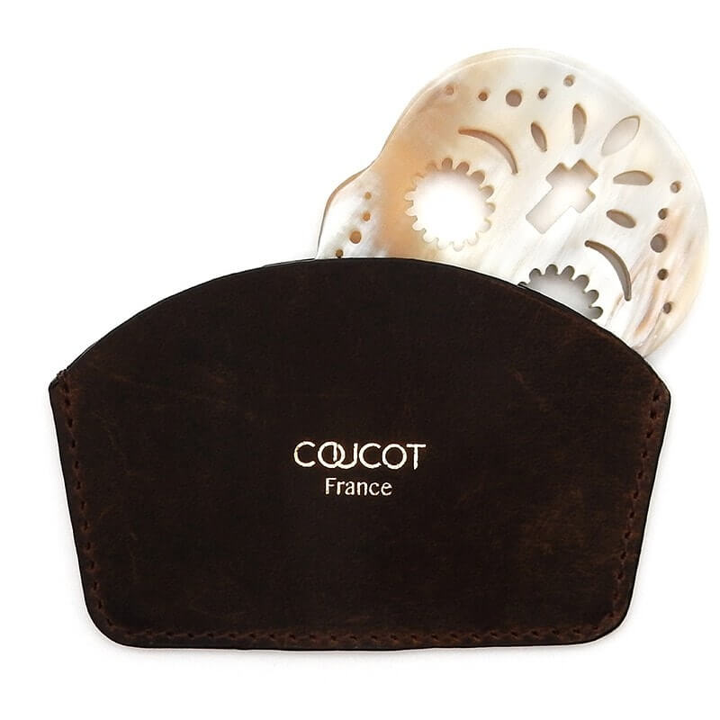 Calavera Cross Skull - Horn comb