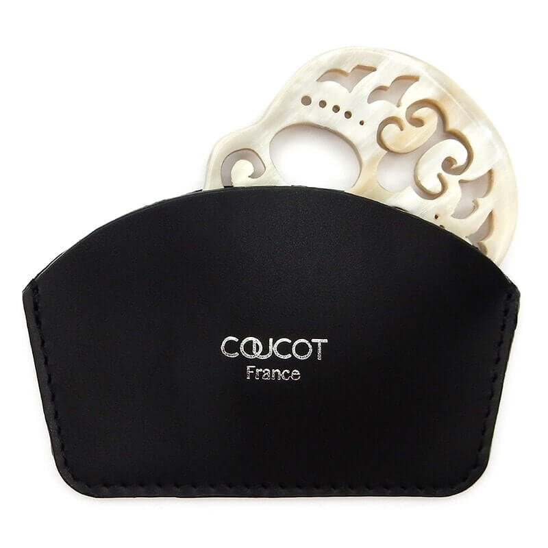 Calavera Arabesque - Peigne en corne