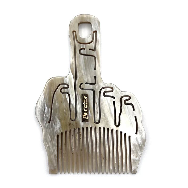 F*cking barber - Peigne en corne