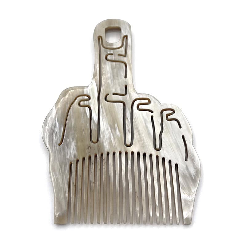 F*cking barber - Peigne en corne