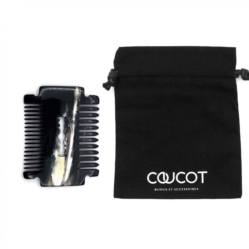 Lame de rasoir - Peigne en corne