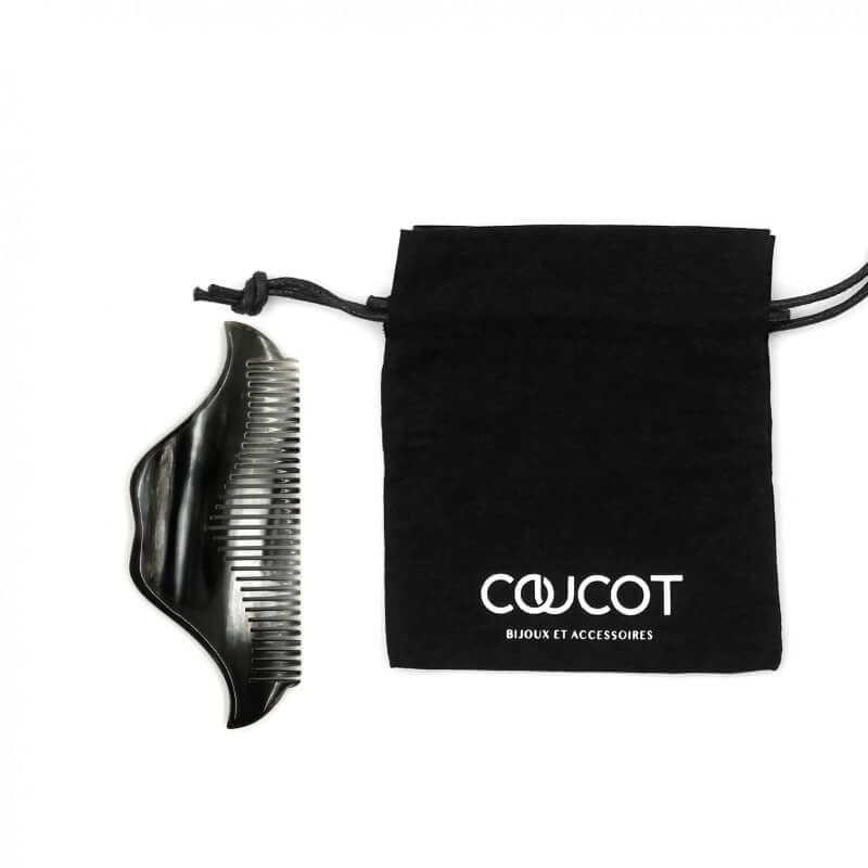 Moustache Française - Peigne en corne