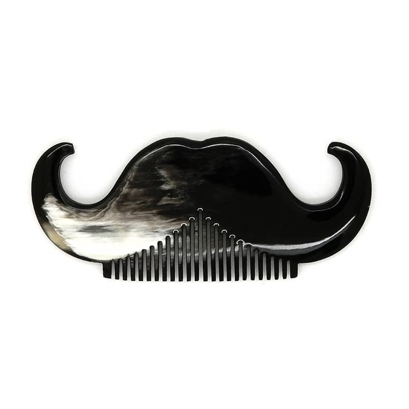 Moustache Crocs - Peigne en corne