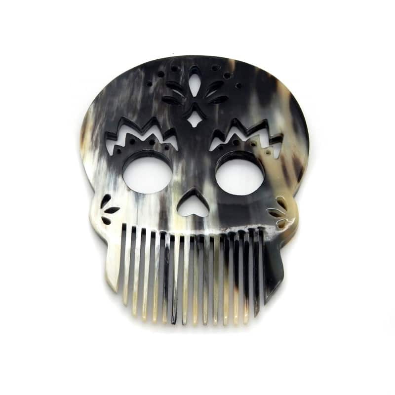 Calavera Joker - Peigne en corne