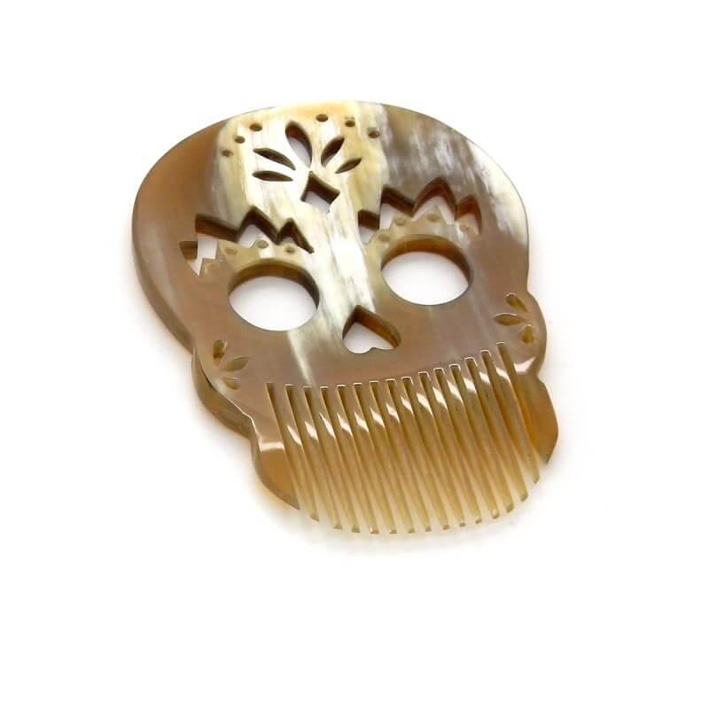 Calavera Joker - Peigne en corne