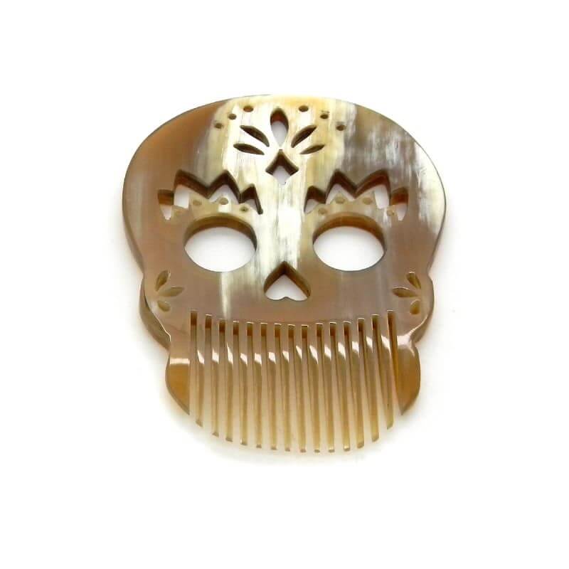 Calavera Joker - Peigne en corne