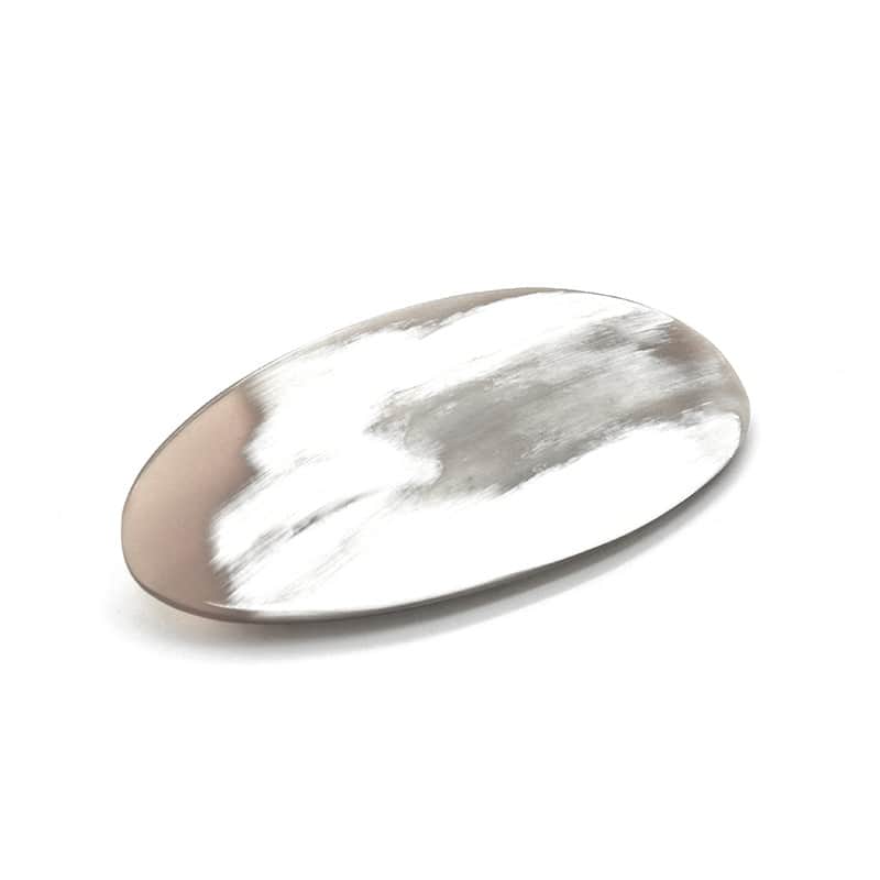 Horn barrette - oval L