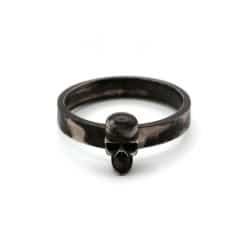 Bague tête de mort en...