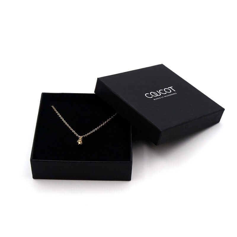 Collier tête de mort en argent - S