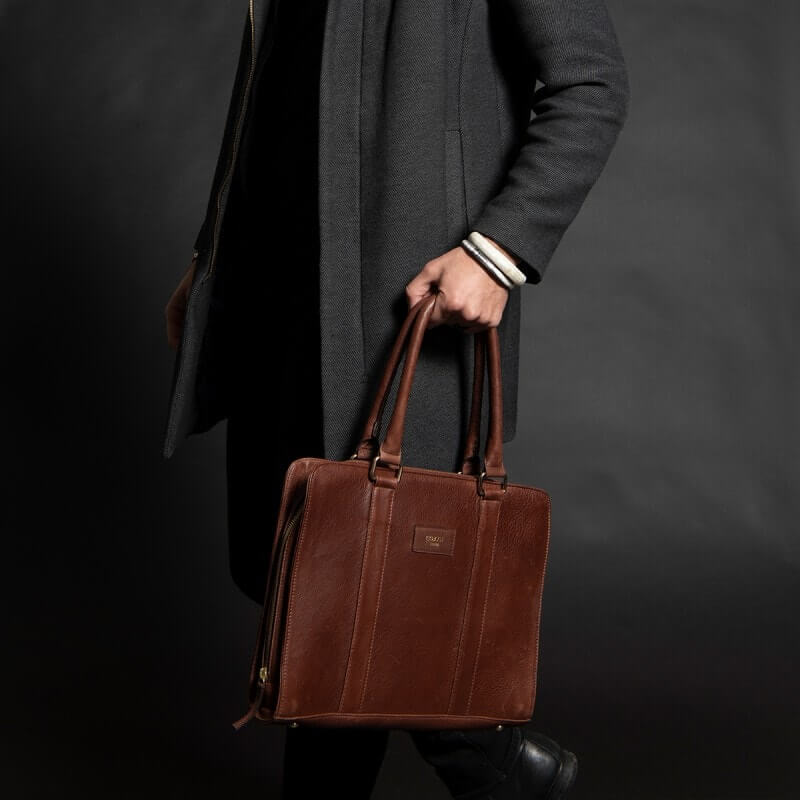 Porte-document en cuir - Le travailleur