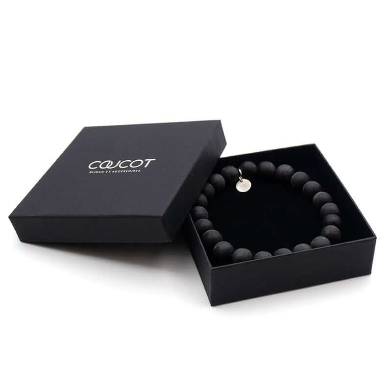 Bracelet perles en corne 10mm - Ditwin