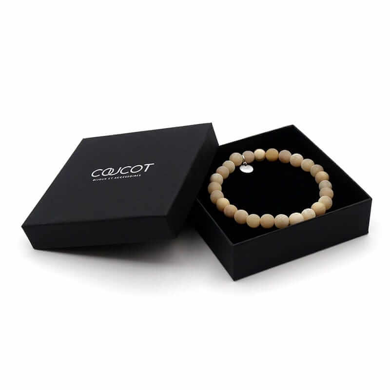 Bracelet perles en corne 8mm - Ragnard