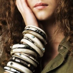 Horn Bracelet 15mm with... 2